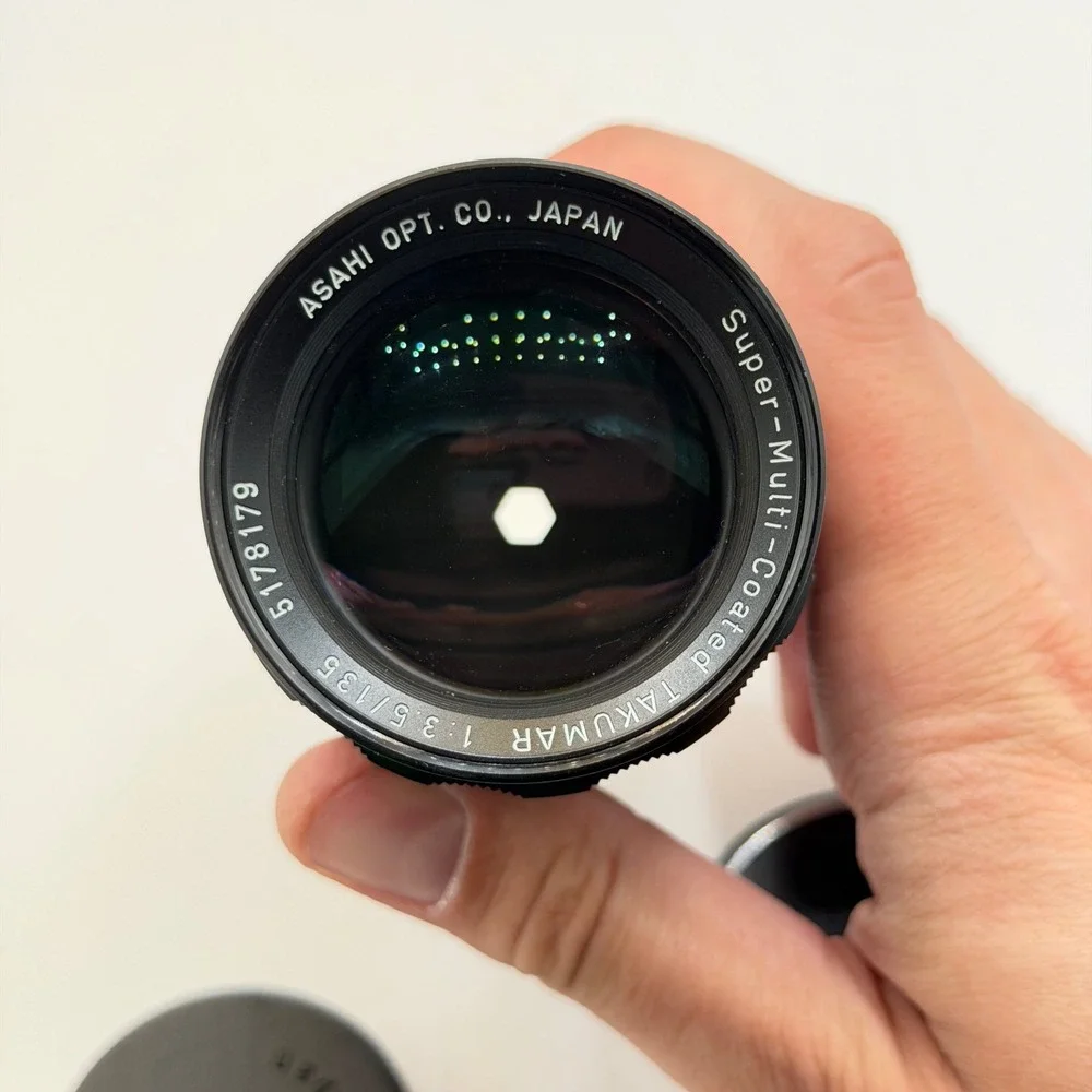 Honeywell Pentax Super-Multi-Coated Takumar 135mm f3.5 M42 Mount Lens Japan